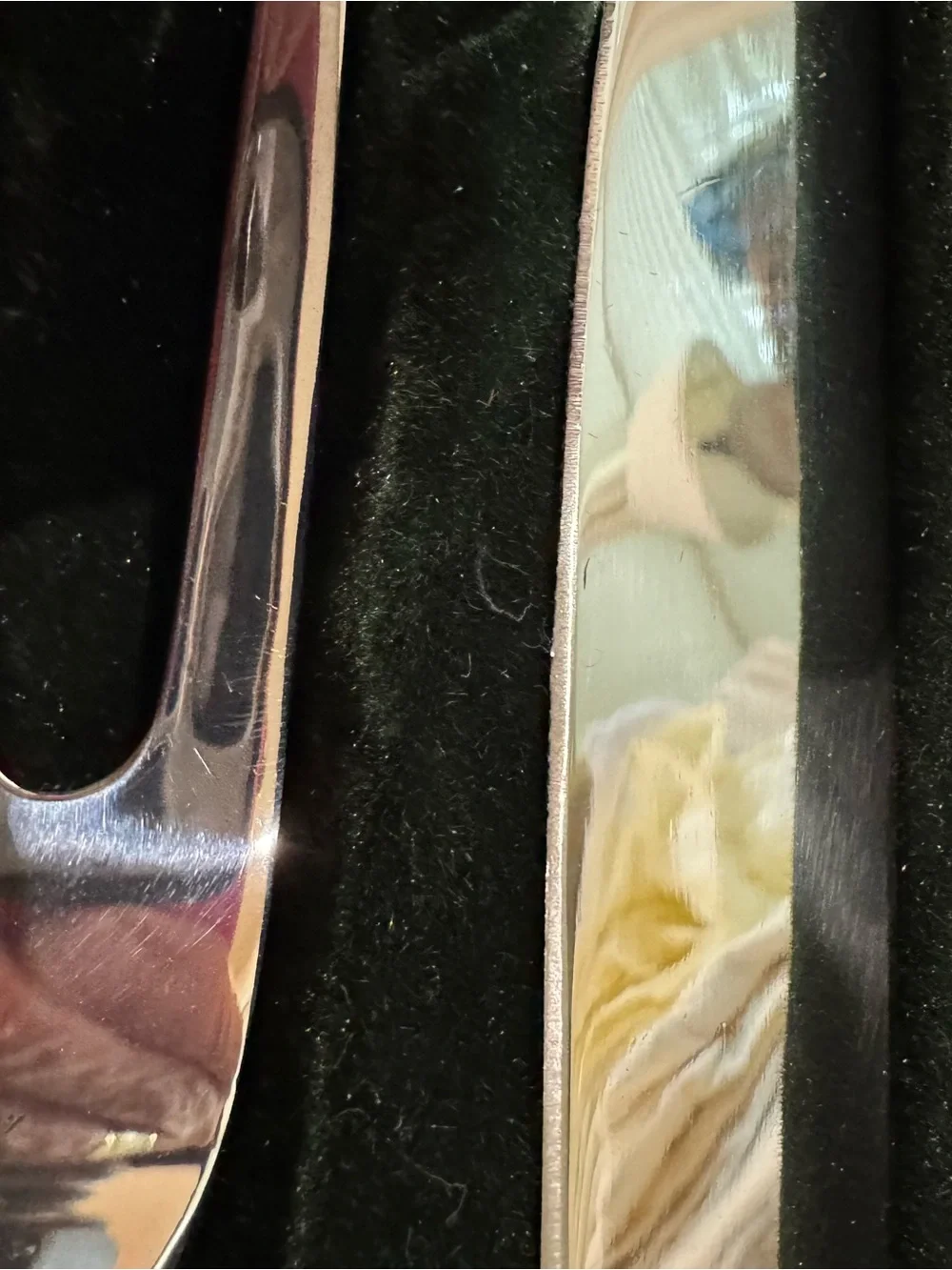 Neiman Marcus Silver Carving Knife and Fork Set